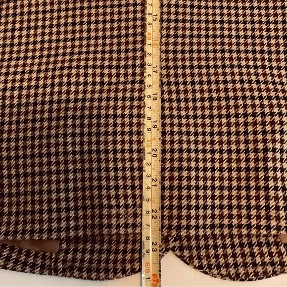 Lane Bryant Houndstooth Blazer Black and Tan with Embellished Collar Sz 16 - Picture 6 of 10
